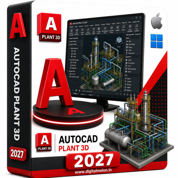 AutoCAD Plant 3D 2027 | Genuine Lifetime | Windows| Own Email Activation